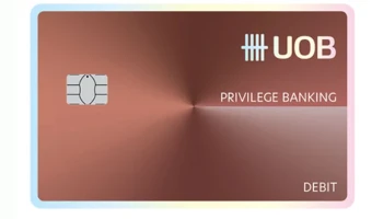 บัตรยูโอบี พริวิเลจ แบงก์กิ้ง เดบิต (UOB Privilege Banking Debit Card)