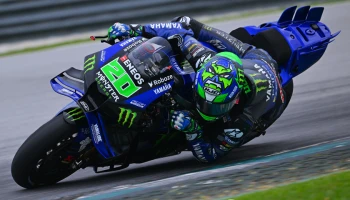 กวาร์ตาราโร ควบ Yamaha YZR-M1 เร็วสุดใน เทสต์ โมโตจีพี วันแรกที่ เซปังฯ