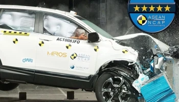 Honda CR-V ใหม่ ผ่าน ASEAN NCAP ระดับ 5 ดาว