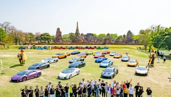 Lamborghini Club Thailand Bull Run Merit Trip at Ayutthaya เปิดประสบการณ์การขับขี่สุดพิเศษพร้อมทำบุญเสริมสิริมงคลไปกับ Lamborghini คู่ใจ