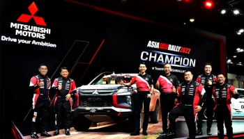 มิตซูบิชิ ฉลองชัยแชมป์เอเชีย ครอสคันทรี แรลลี่ พร้อมเปิดตัว ปาเจโร สปอร์ต ใหม่ และแคมเปญสำหรับ เอาท์แลนเดอร์ พีเอชอีวี ใน มหกรรมยานยนต์ ครั้งที่ 39