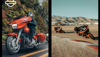 Harley-Davidson จัดแคมเปญ Tour and Track ฉลองให้กับตำนานรถมอเตอร์ไซค์ตระกูล Grand American Touring
