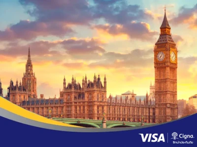 เอกสิทธิ์สำหรับผู้ถือบัตรเครดิต KTC VISA รับความคุ้มครองประกันภัยการเดินทางต่างประเทศ จาก CIGNA นานสูงสุด 10 วัน*
